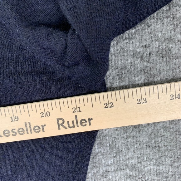 Suitsupply Wool Sweater Men Large Blue Long Sleeve Pullover Old Money - Picture 10 of 11